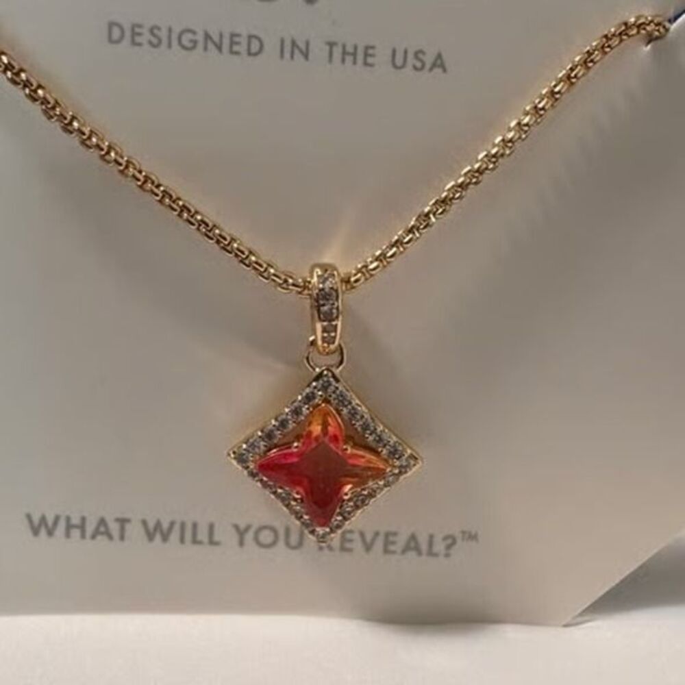 Clover / Kite Gold Bi Color Necklace - BP